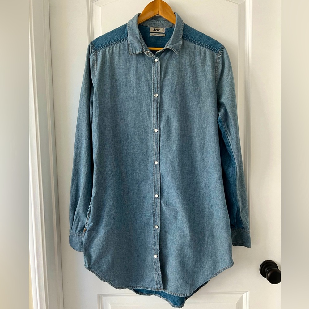 ACNE STUDIOS denim shirt size 42